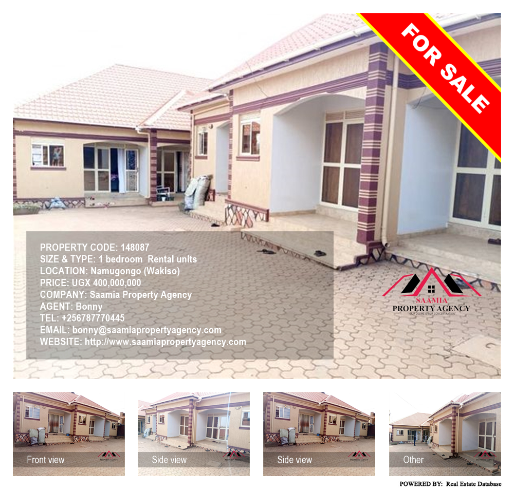1 bedroom Rental units  for sale in Namugongo Wakiso Uganda, code: 148087