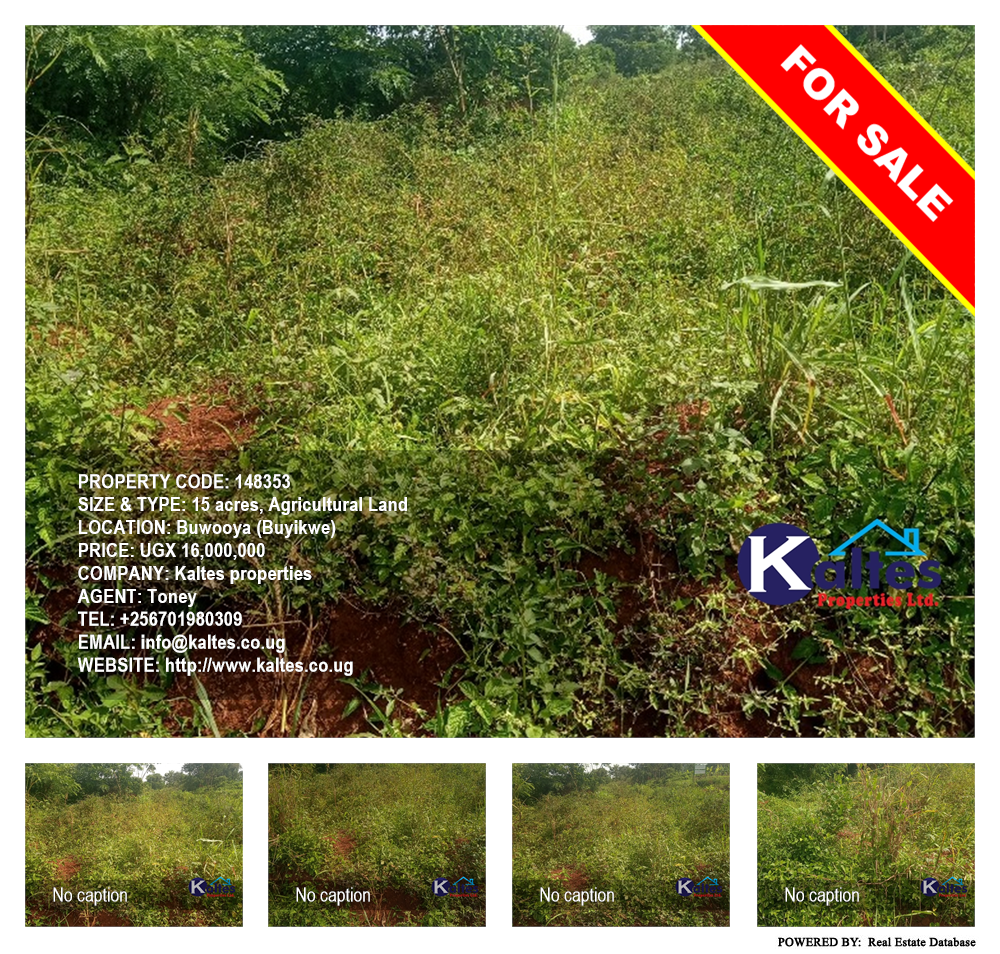 Agricultural Land  for sale in Buwooya Buyikwe Uganda, code: 148353