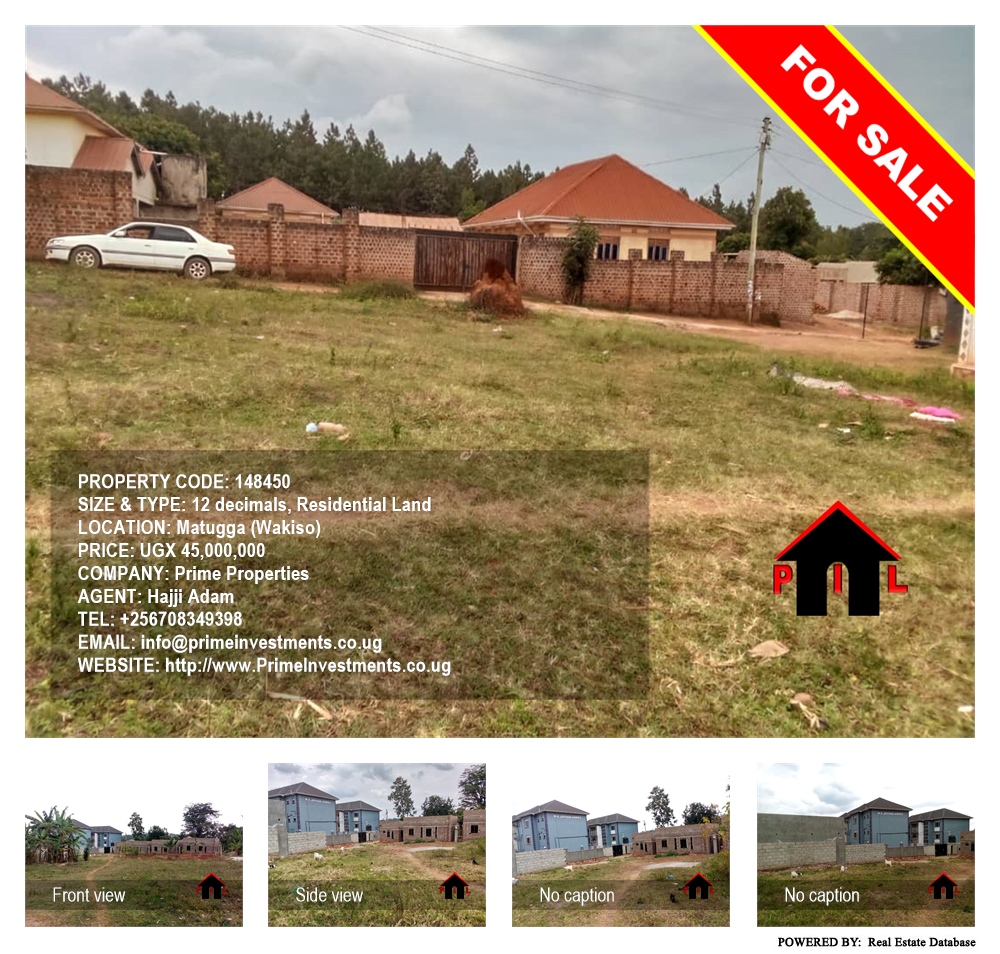 Residential Land  for sale in Matugga Wakiso Uganda, code: 148450