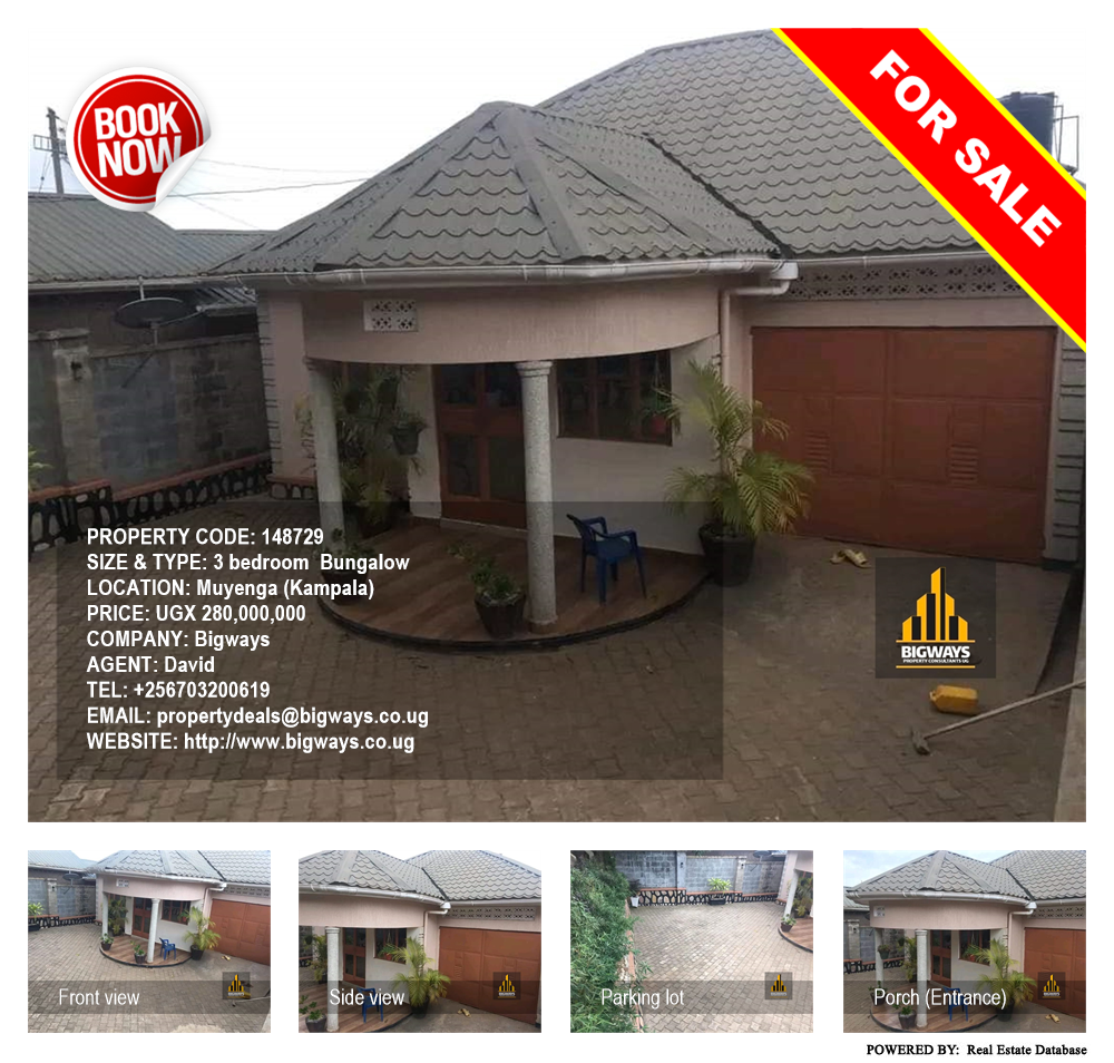 3 bedroom Bungalow  for sale in Muyenga Kampala Uganda, code: 148729