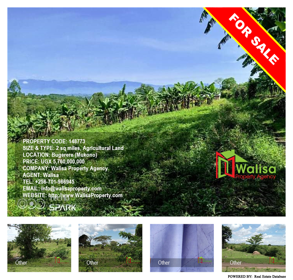 Agricultural Land  for sale in Bugerere Mukono Uganda, code: 148773