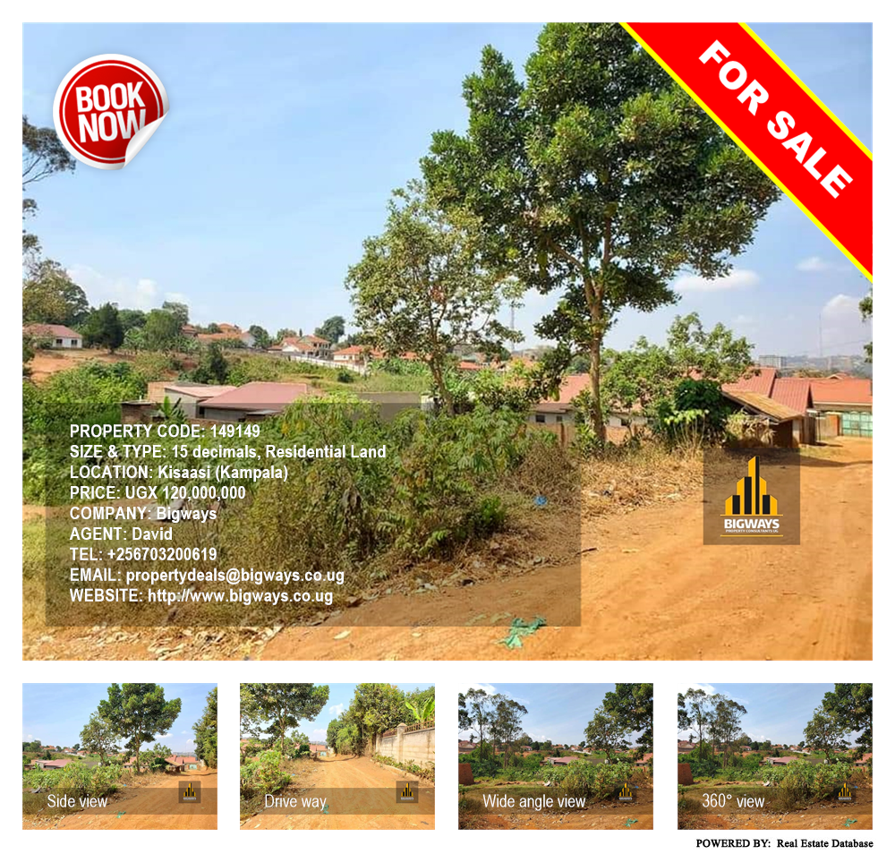 Residential Land  for sale in Kisaasi Kampala Uganda, code: 149149