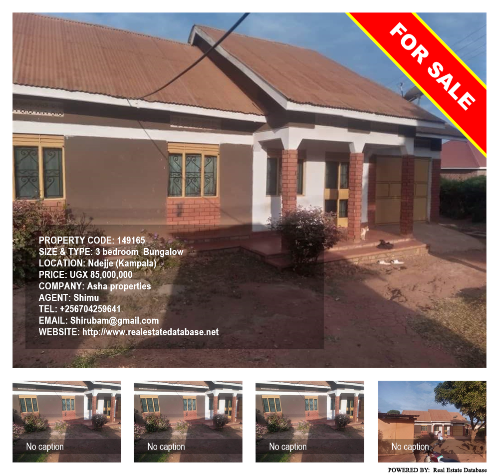 3 bedroom Bungalow  for sale in Ndejje Kampala Uganda, code: 149165