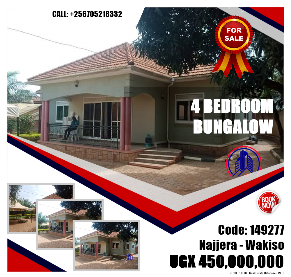 4 bedroom Bungalow  for sale in Najjera Wakiso Uganda, code: 149277