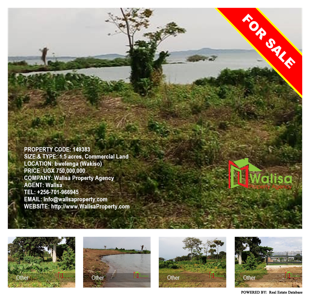 Commercial Land  for sale in Bwelenga Wakiso Uganda, code: 149383