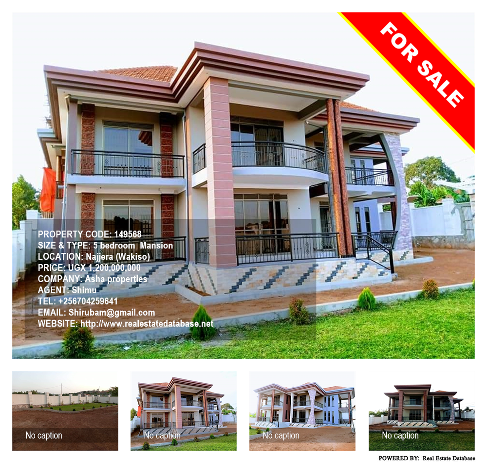 5 bedroom Mansion  for sale in Najjera Wakiso Uganda, code: 149568