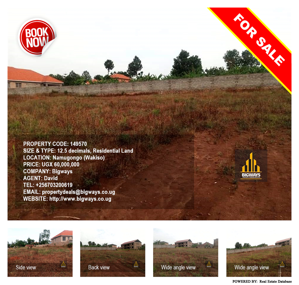 Residential Land  for sale in Namugongo Wakiso Uganda, code: 149570