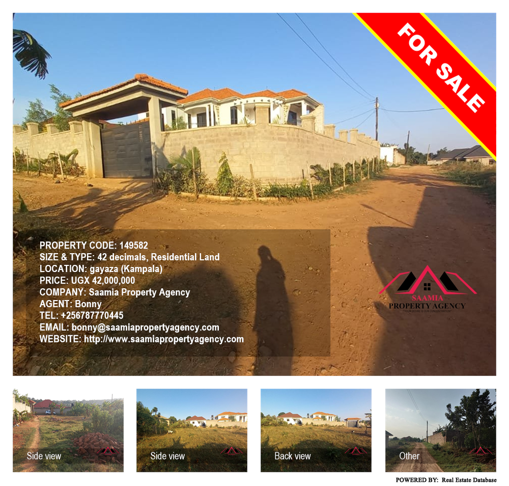 Residential Land  for sale in Gayaza Kampala Uganda, code: 149582