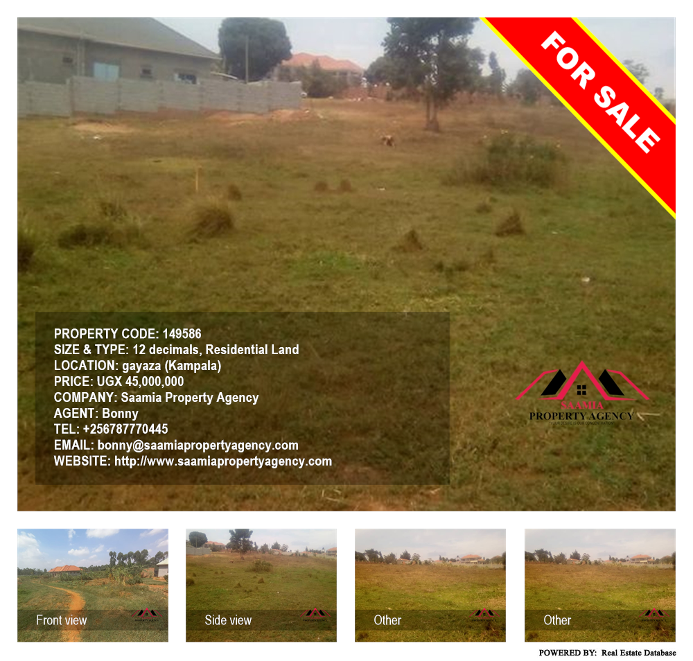 Residential Land  for sale in Gayaza Kampala Uganda, code: 149586