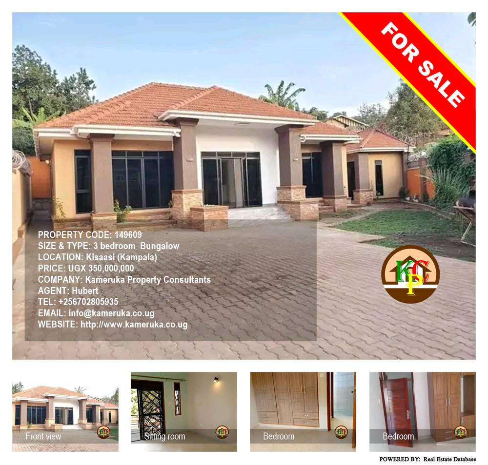 3 bedroom Bungalow  for sale in Kisaasi Kampala Uganda, code: 149609