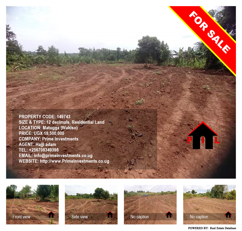 Residential Land  for sale in Matugga Wakiso Uganda, code: 149743