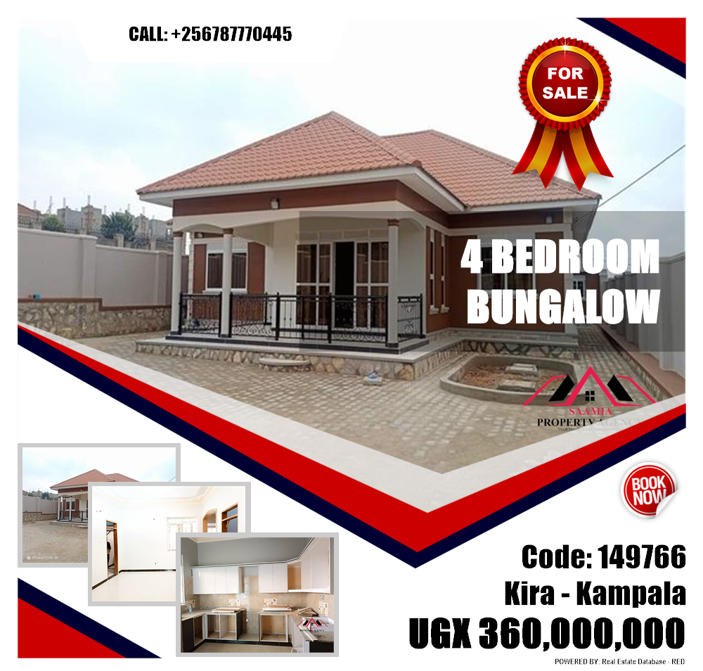 4 bedroom Bungalow  for sale in Kira Kampala Uganda, code: 149766