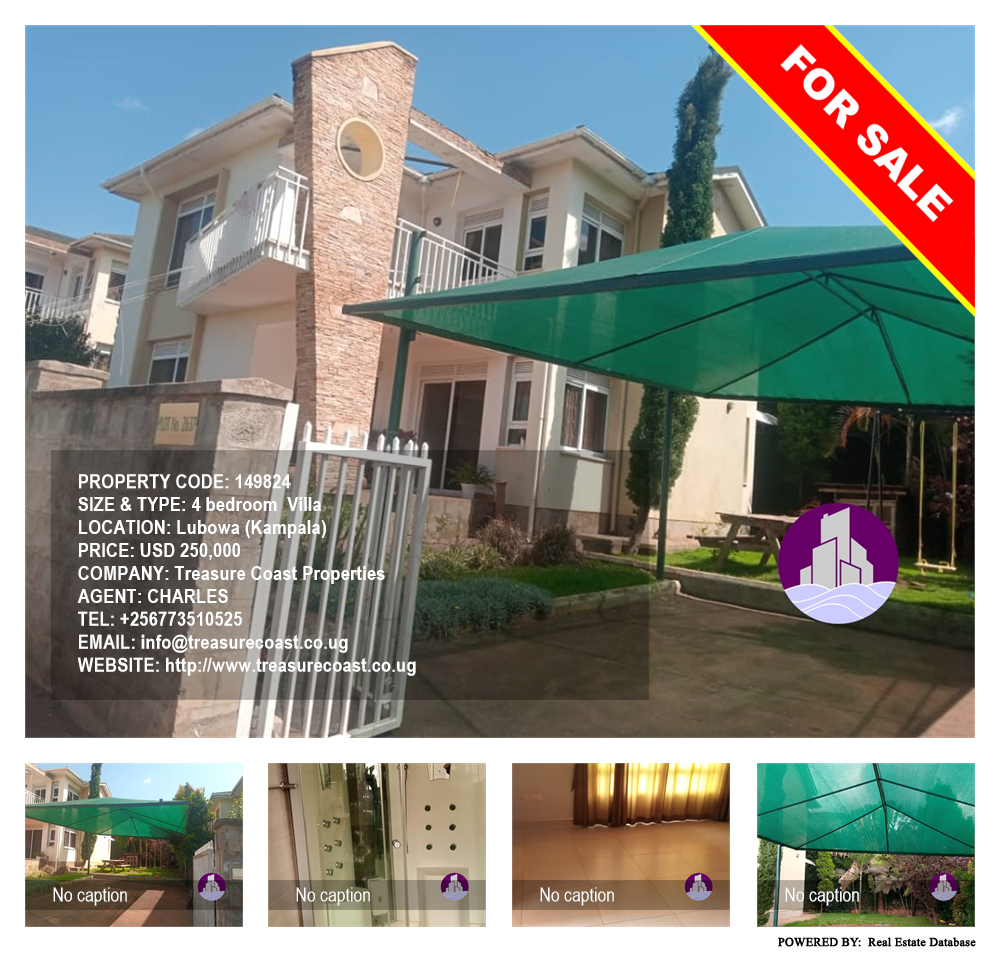 4 bedroom Villa  for sale in Lubowa Kampala Uganda, code: 149824