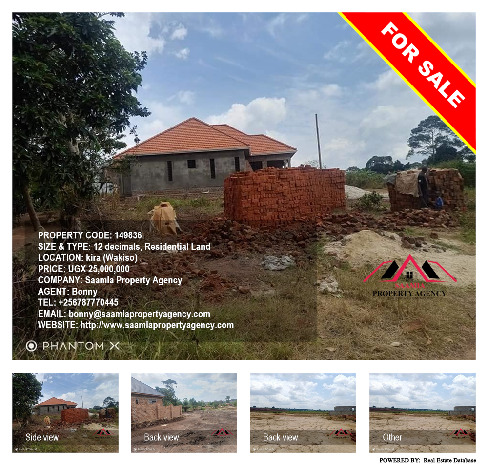 Residential Land  for sale in Kira Wakiso Uganda, code: 149836