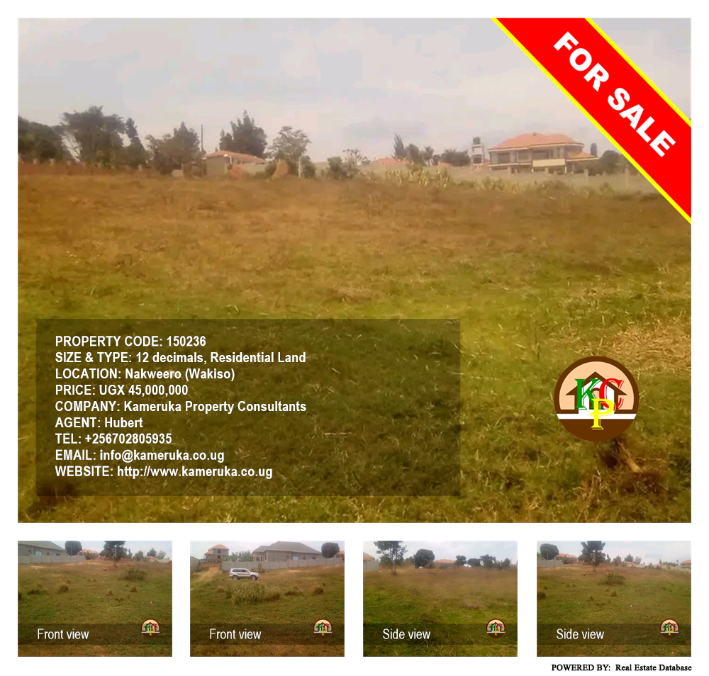Residential Land  for sale in Nakweelo Wakiso Uganda, code: 150236