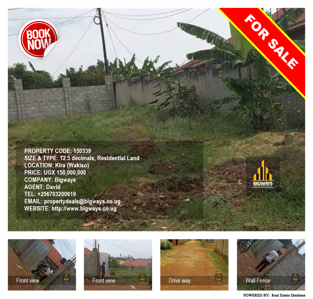 Residential Land  for sale in Kira Wakiso Uganda, code: 150339
