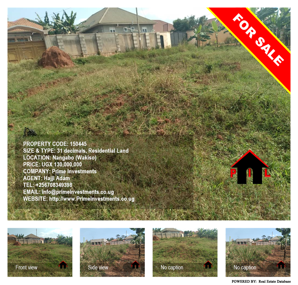 Residential Land  for sale in Nangabo Wakiso Uganda, code: 150445