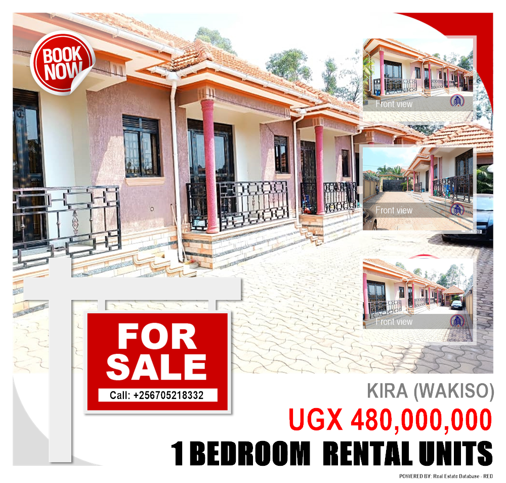 1 bedroom Rental units  for sale in Kira Wakiso Uganda, code: 150508