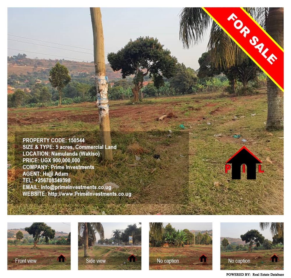 Commercial Land  for sale in Namulanda Wakiso Uganda, code: 150544