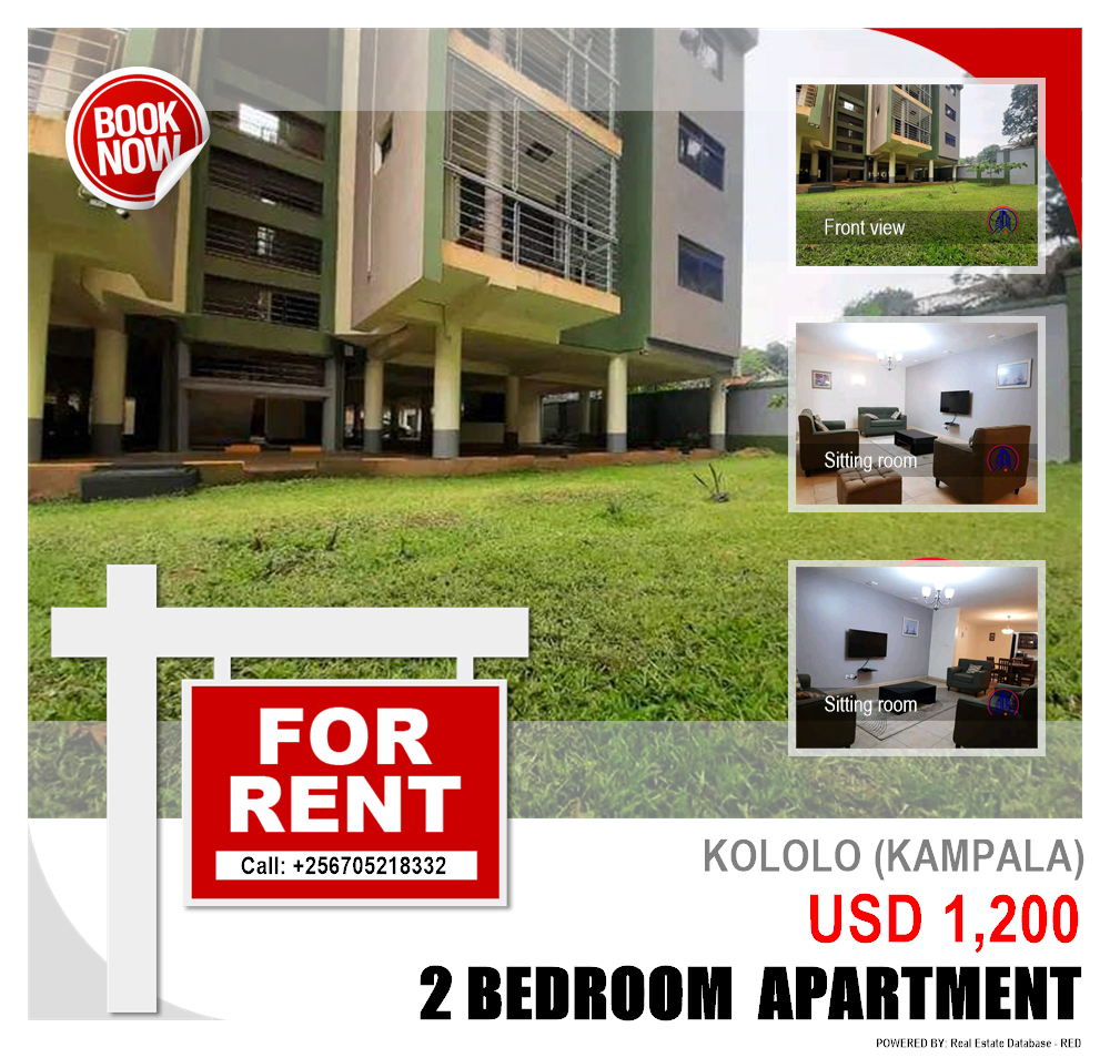 2 bedroom Apartment  for rent in Kololo Kampala Uganda, code: 150577