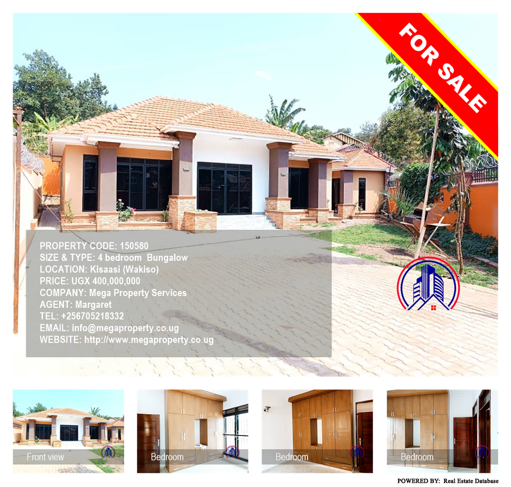 4 bedroom Bungalow  for sale in Kisaasi Wakiso Uganda, code: 150580