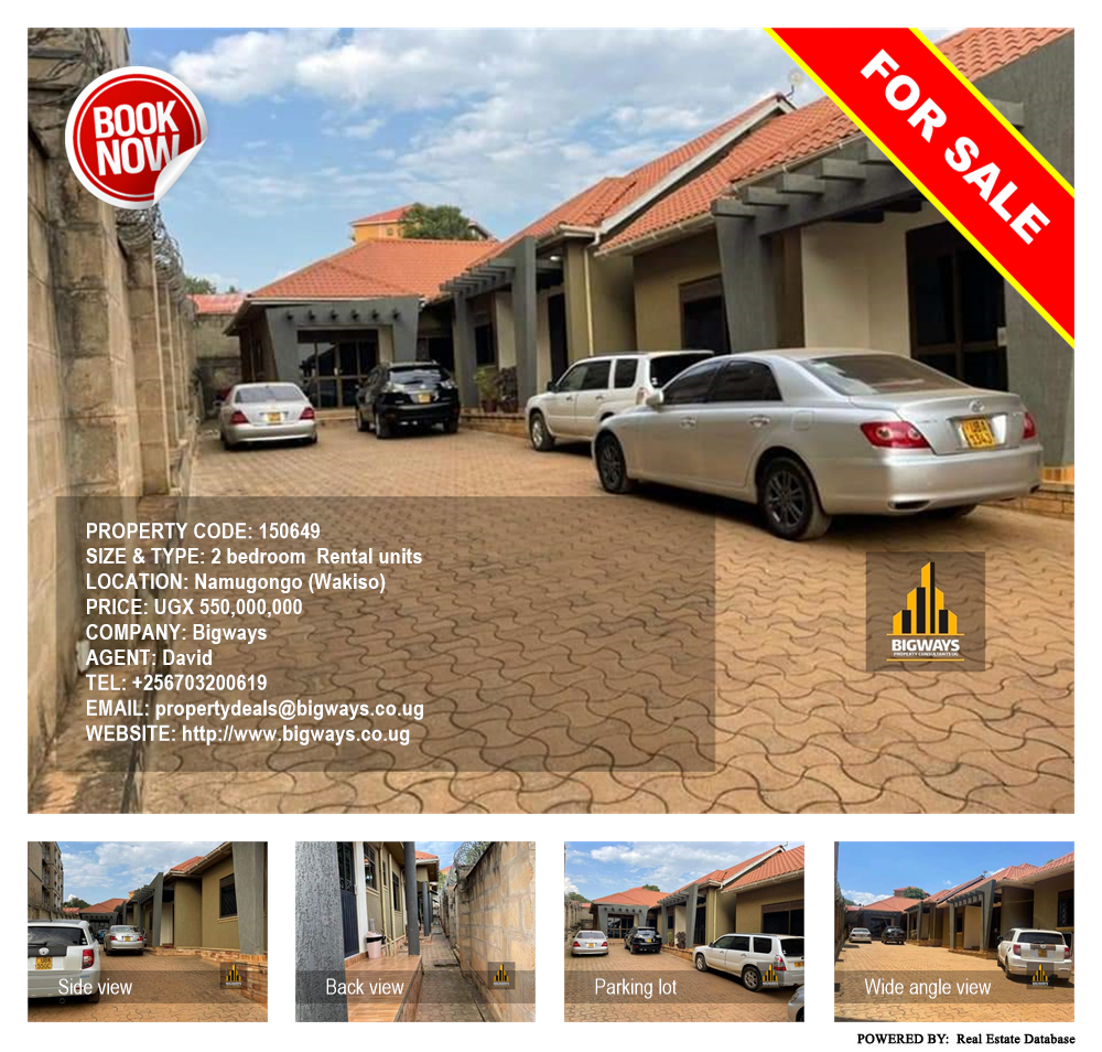 2 bedroom Rental units  for sale in Namugongo Wakiso Uganda, code: 150649