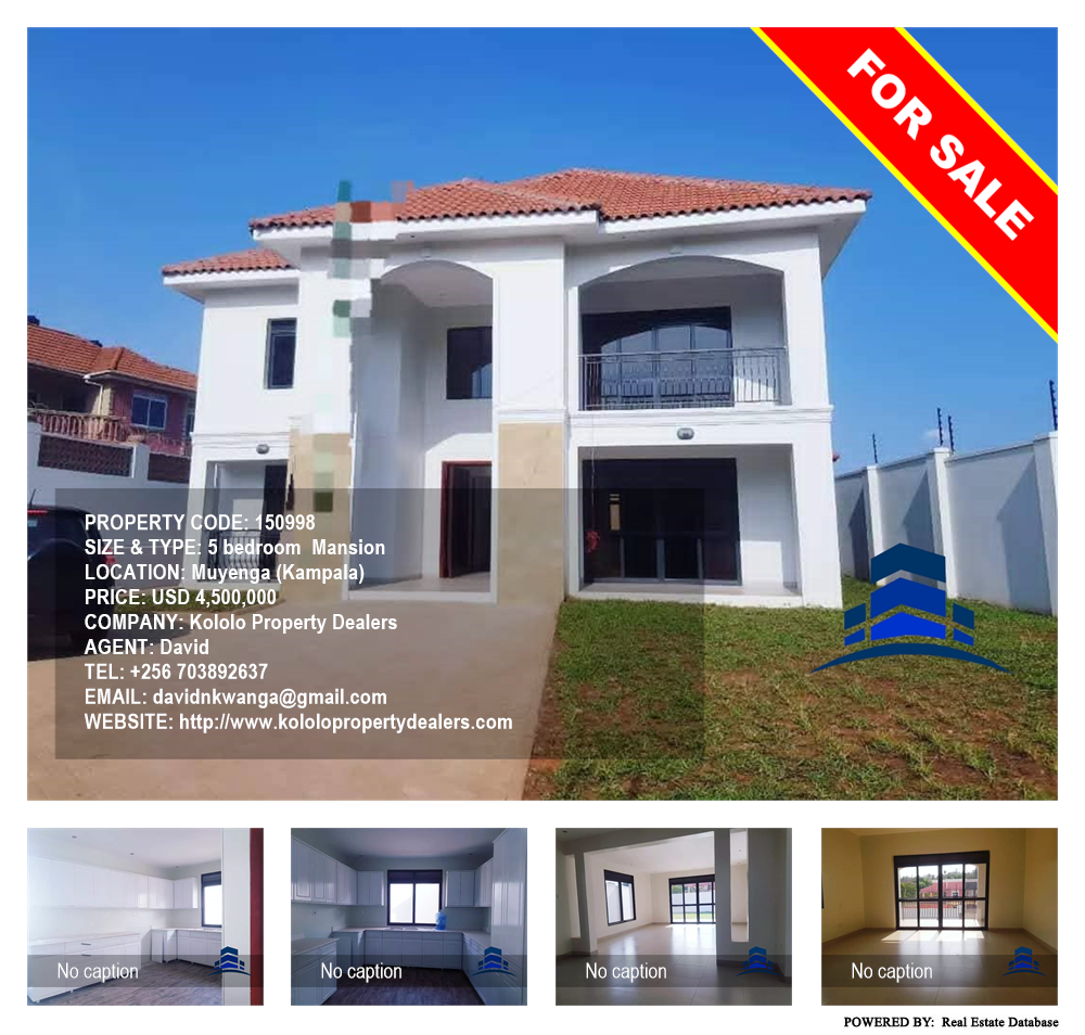 5 bedroom Mansion  for sale in Muyenga Kampala Uganda, code: 150998