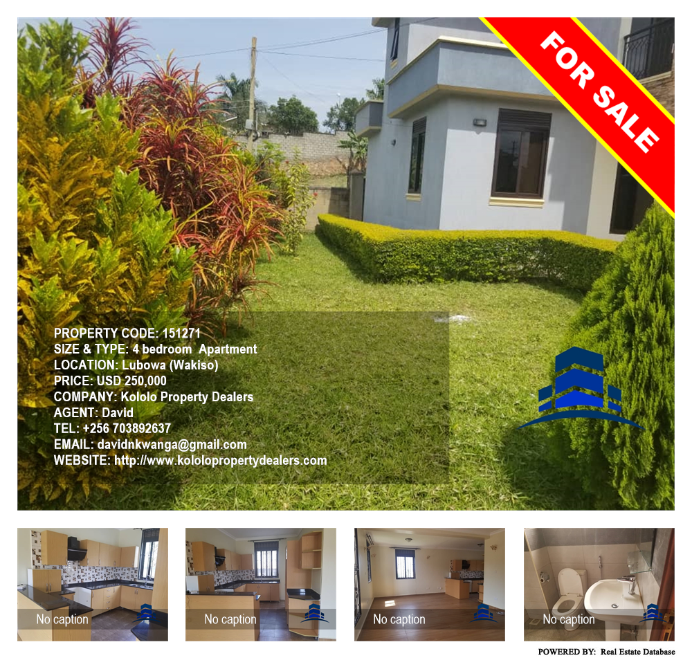 4 bedroom Apartment  for sale in Lubowa Wakiso Uganda, code: 151271