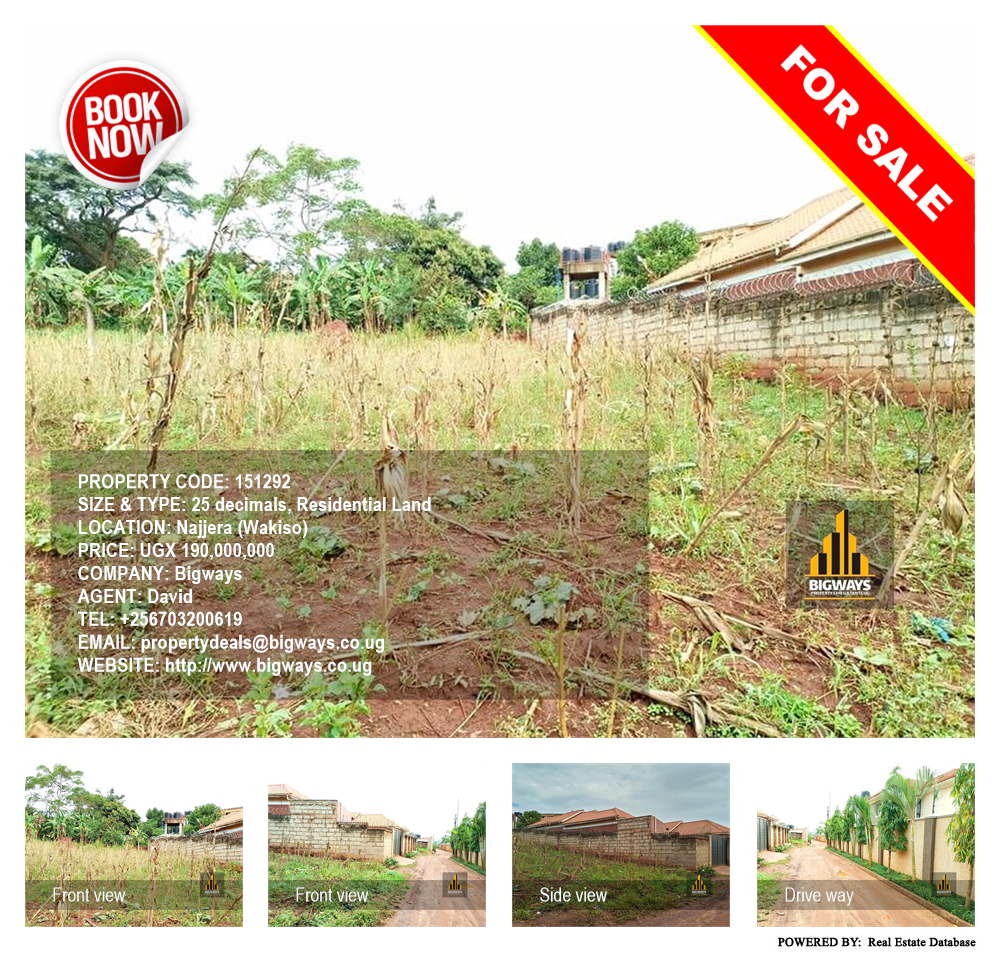 Residential Land  for sale in Najjera Wakiso Uganda, code: 151292