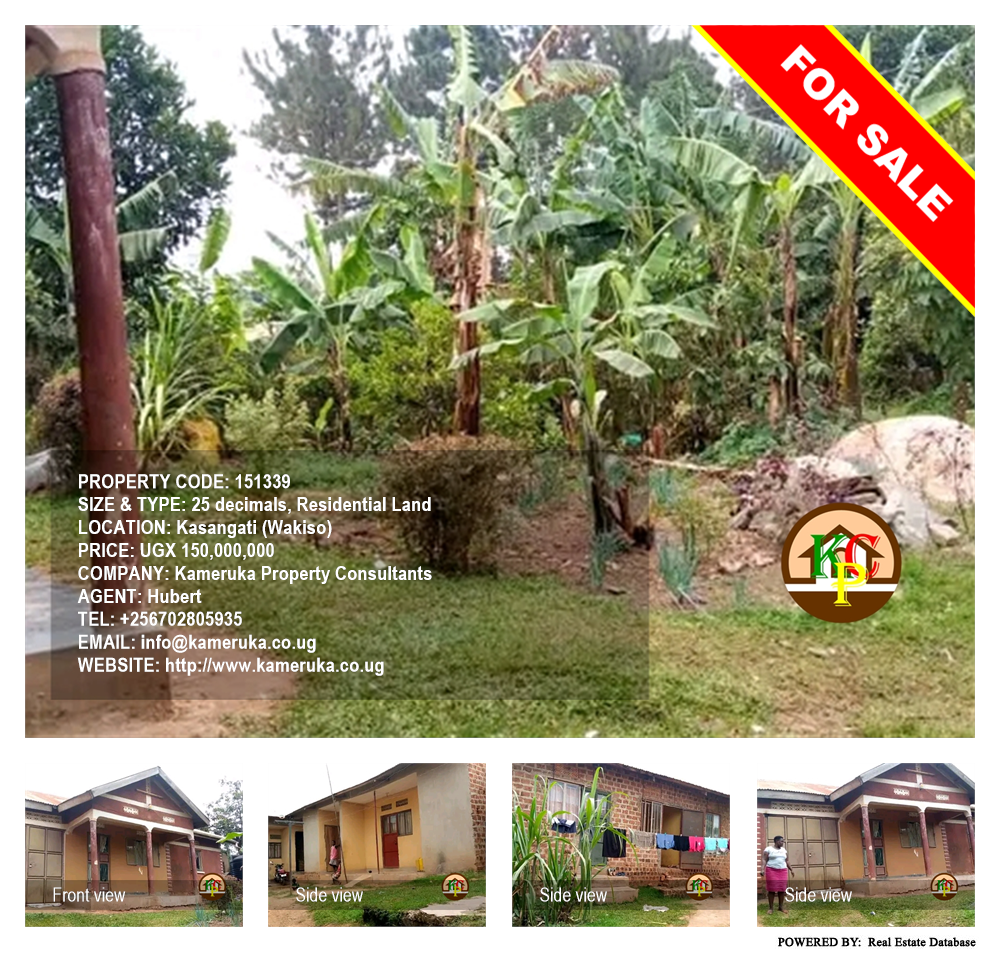 Residential Land  for sale in Kasangati Wakiso Uganda, code: 151339