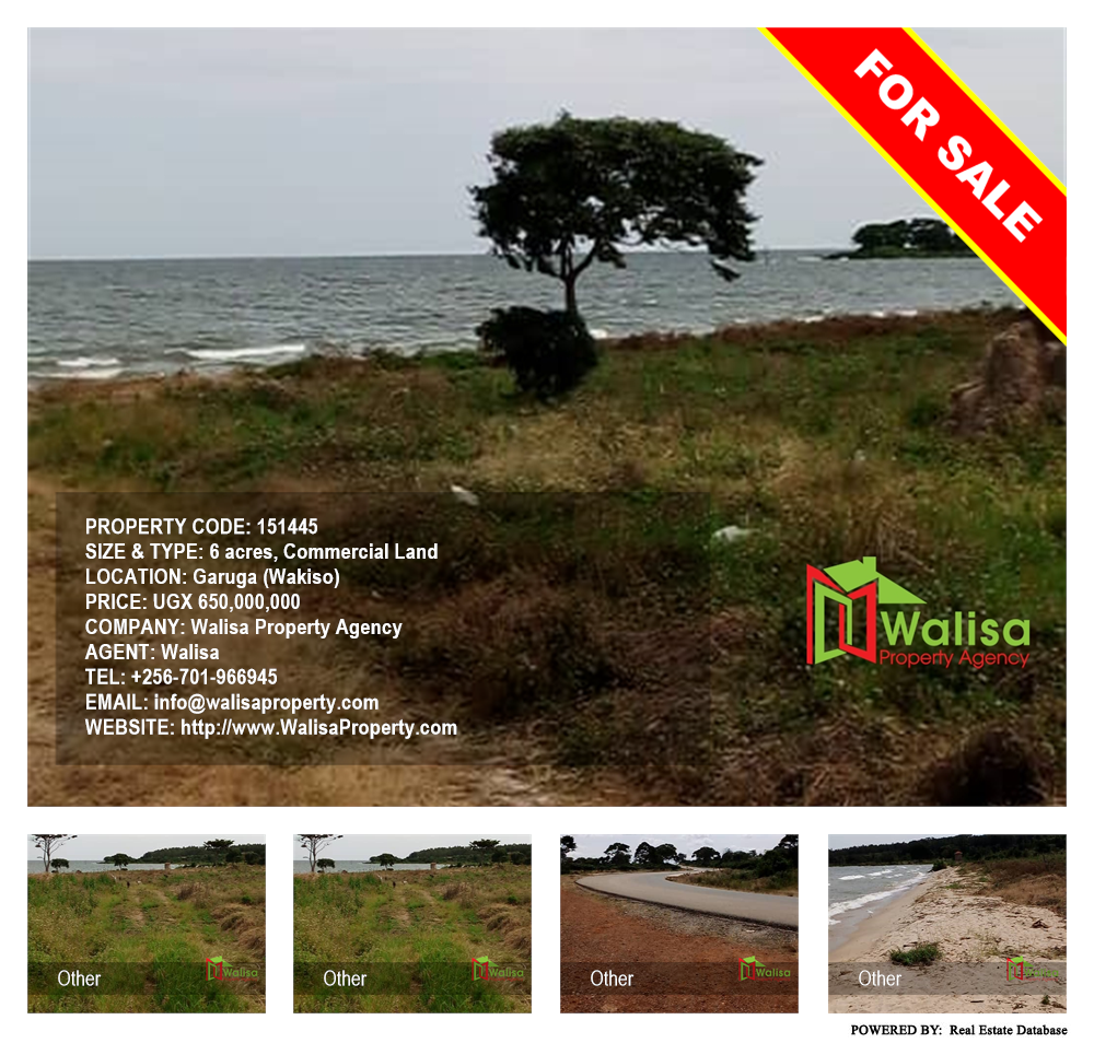 Commercial Land  for sale in Garuga Wakiso Uganda, code: 151445