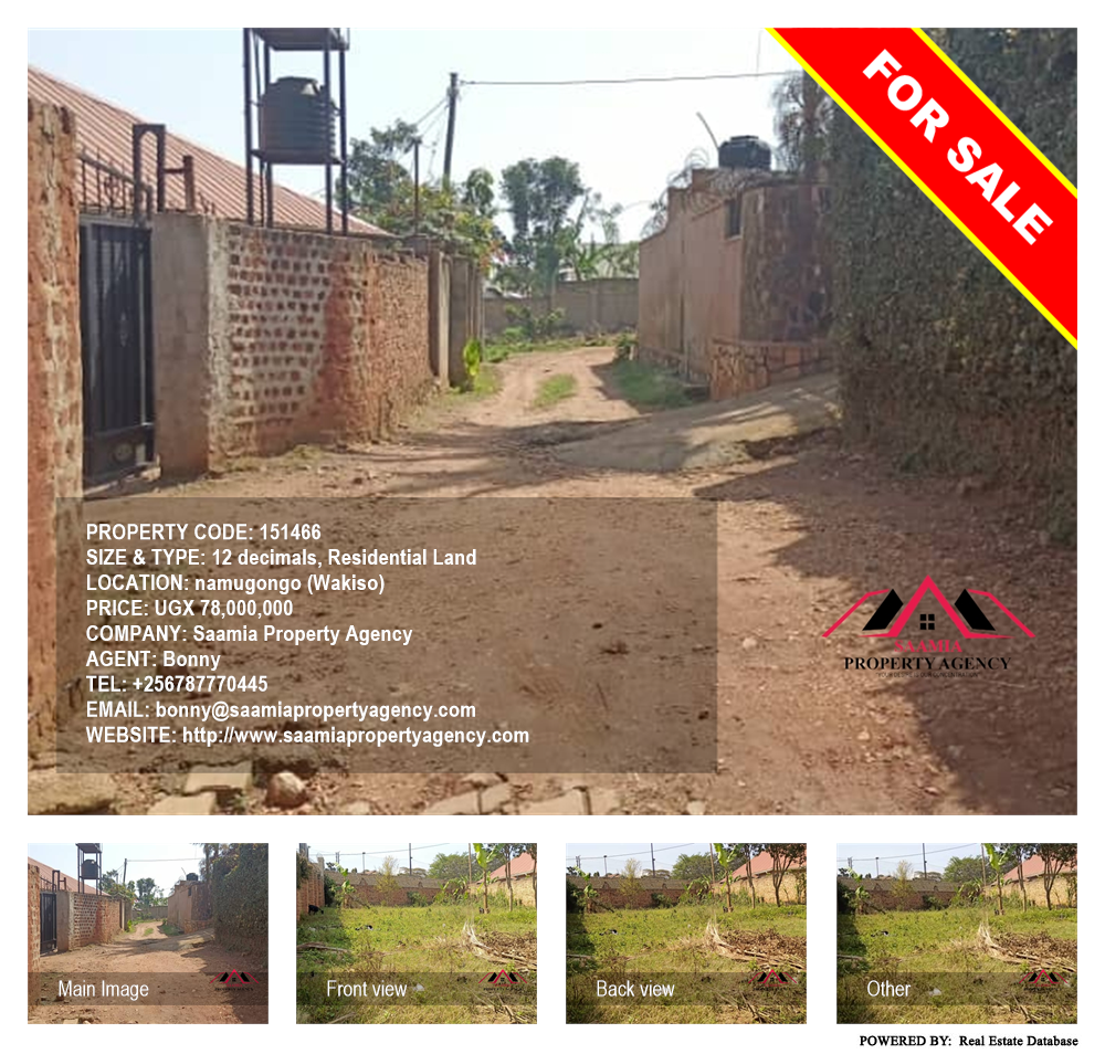 Residential Land  for sale in Namugongo Wakiso Uganda, code: 151466