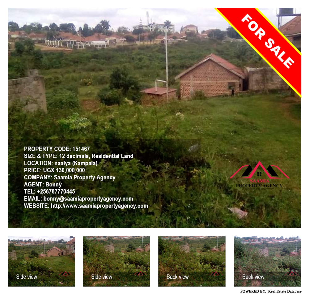 Residential Land  for sale in Naalya Kampala Uganda, code: 151467