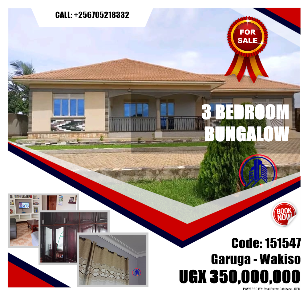 3 bedroom Bungalow  for sale in Garuga Wakiso Uganda, code: 151547