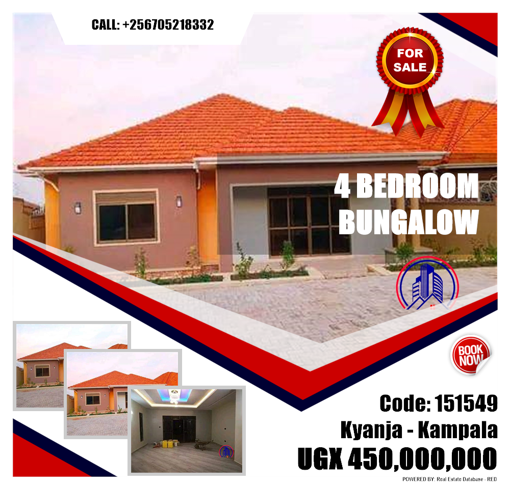 4 bedroom Bungalow  for sale in Kyanja Kampala Uganda, code: 151549