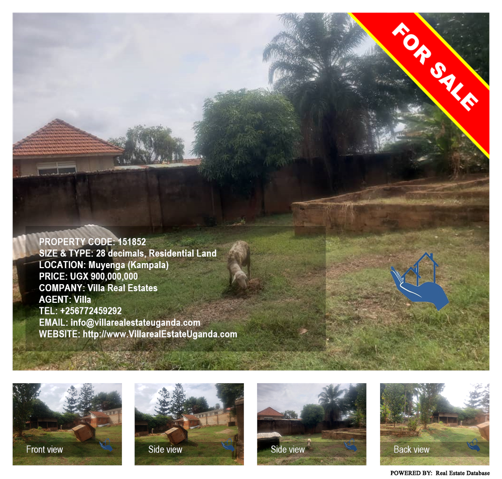 Residential Land  for sale in Muyenga Kampala Uganda, code: 151852