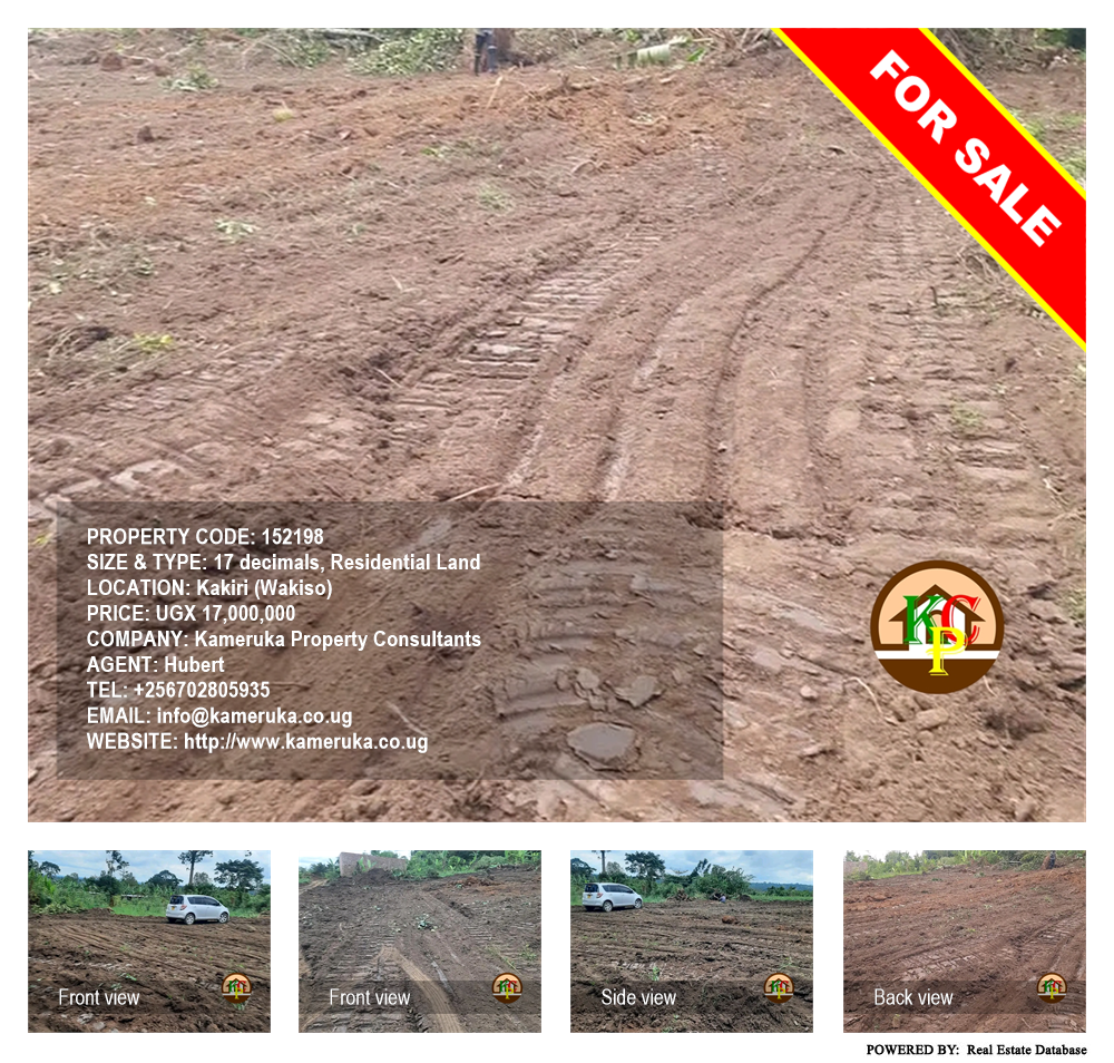 Residential Land  for sale in Kakiri Wakiso Uganda, code: 152198