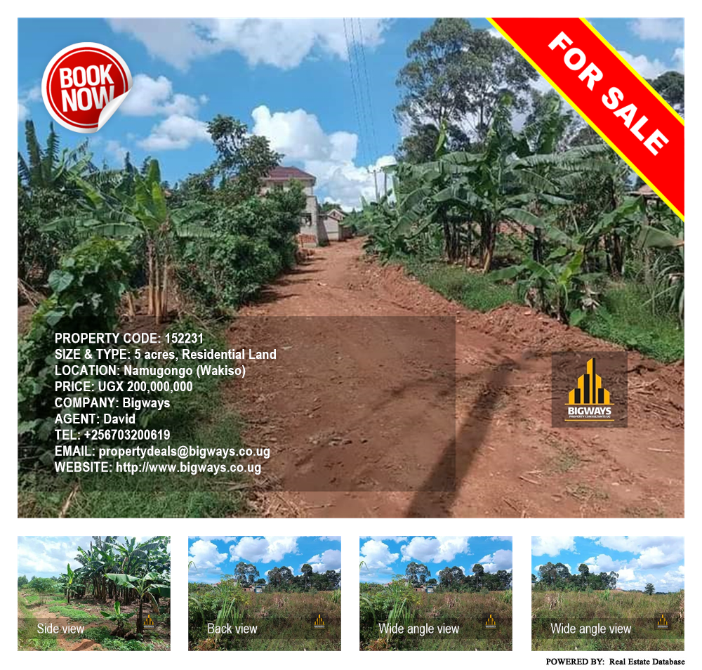 Residential Land  for sale in Namugongo Wakiso Uganda, code: 152231