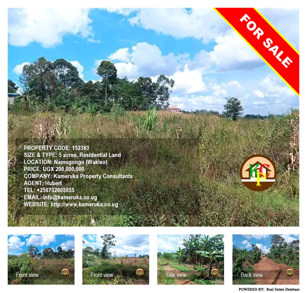 Residential Land  for sale in Namugongo Wakiso Uganda, code: 152363