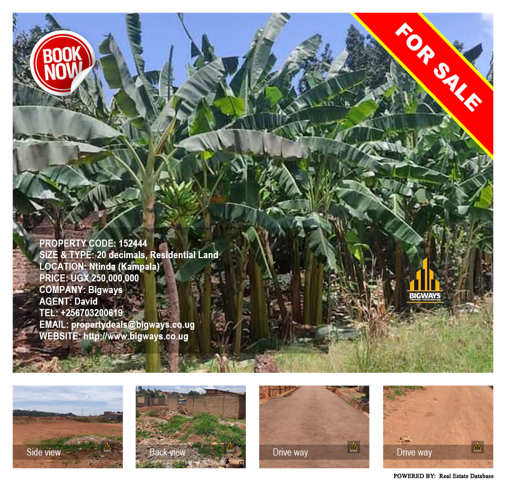 Residential Land  for sale in Ntinda Kampala Uganda, code: 152444