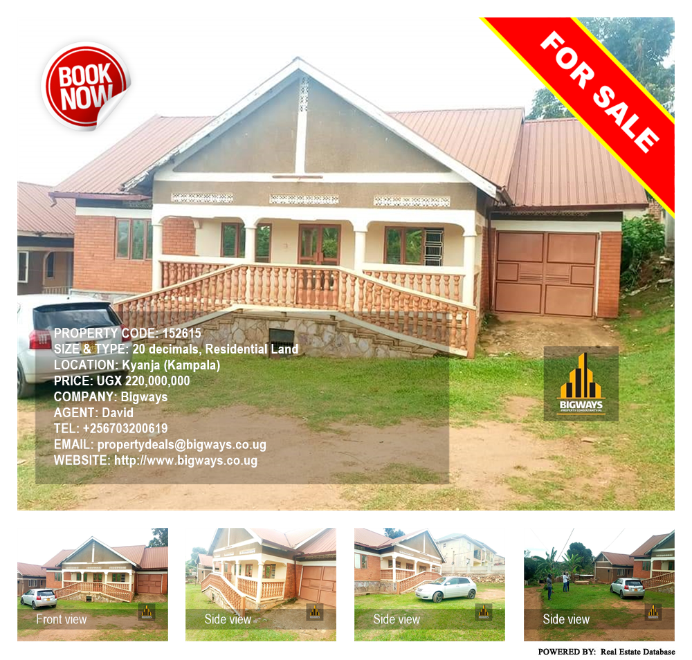 Residential Land  for sale in Kyanja Kampala Uganda, code: 152615