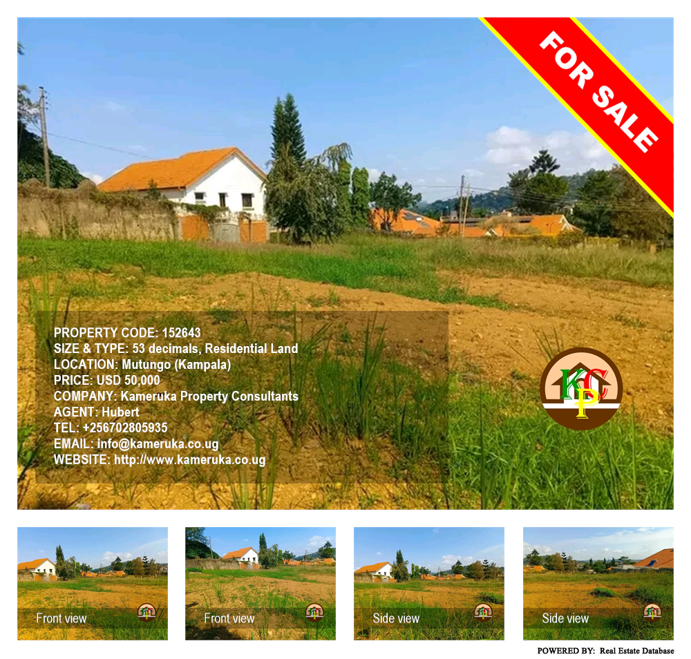 Residential Land  for sale in Mutungo Kampala Uganda, code: 152643