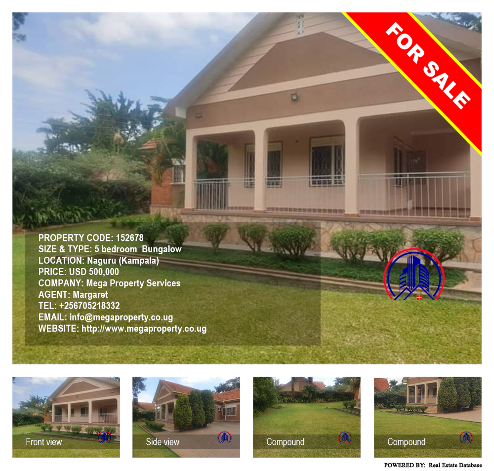 5 bedroom Bungalow  for sale in Naguru Kampala Uganda, code: 152678