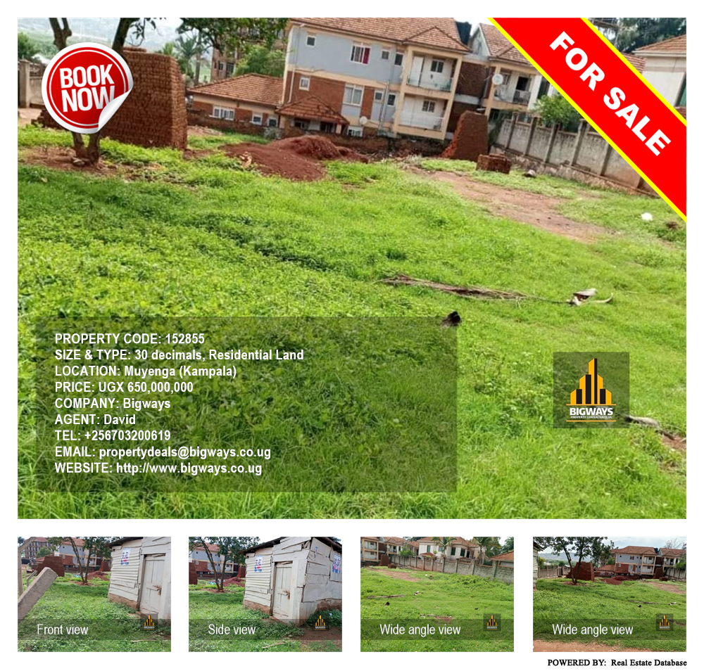 Residential Land  for sale in Muyenga Kampala Uganda, code: 152855