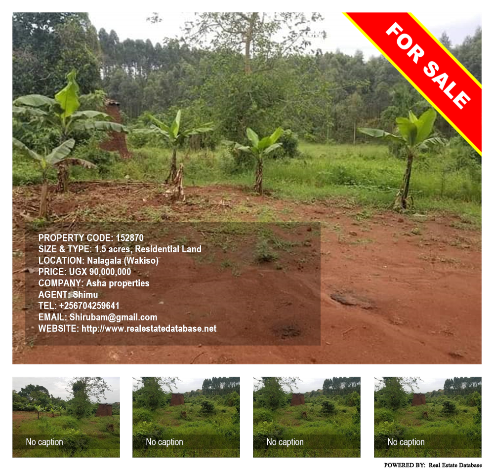 Residential Land  for sale in Nalagala Wakiso Uganda, code: 152870