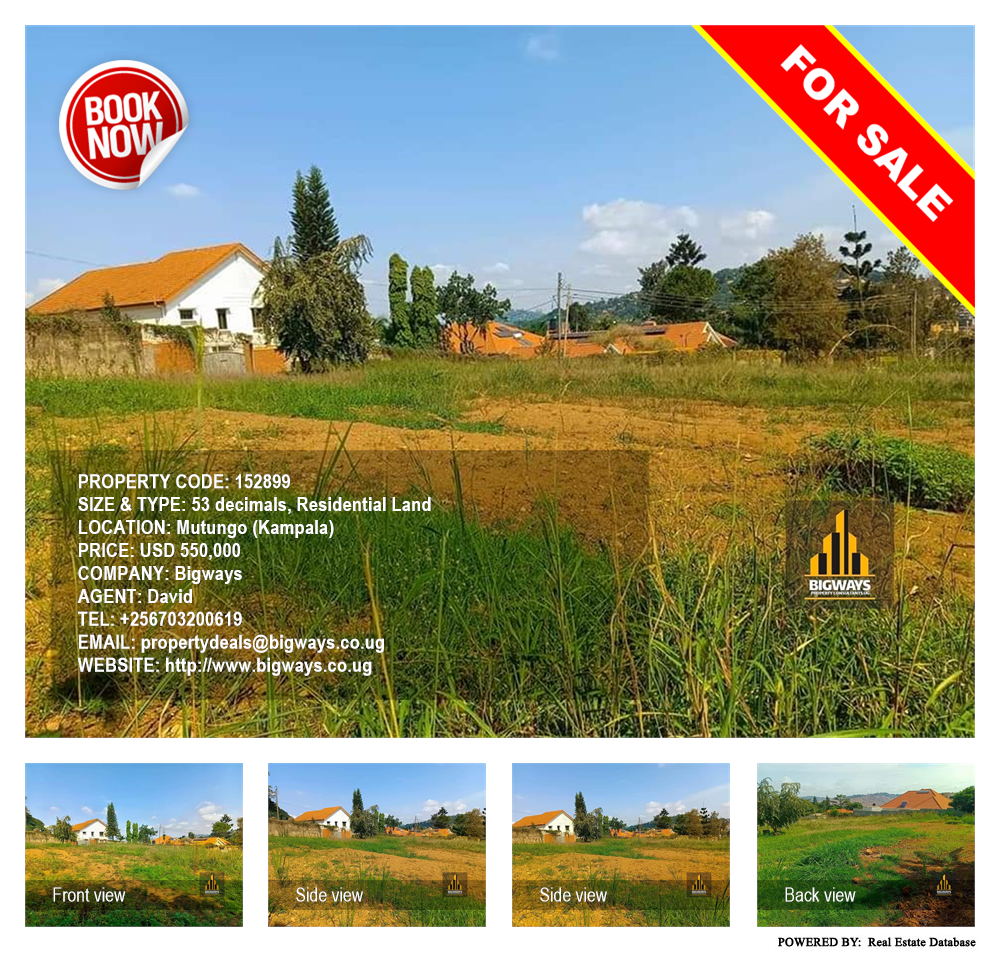 Residential Land  for sale in Mutungo Kampala Uganda, code: 152899