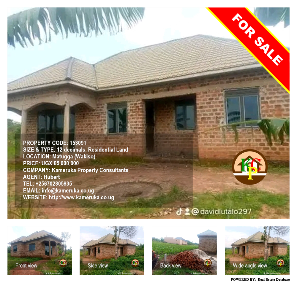 Residential Land  for sale in Matugga Wakiso Uganda, code: 153091