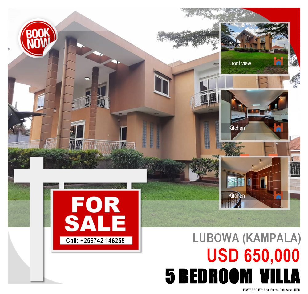 5 bedroom Villa  for sale in Lubowa Kampala Uganda, code: 153182