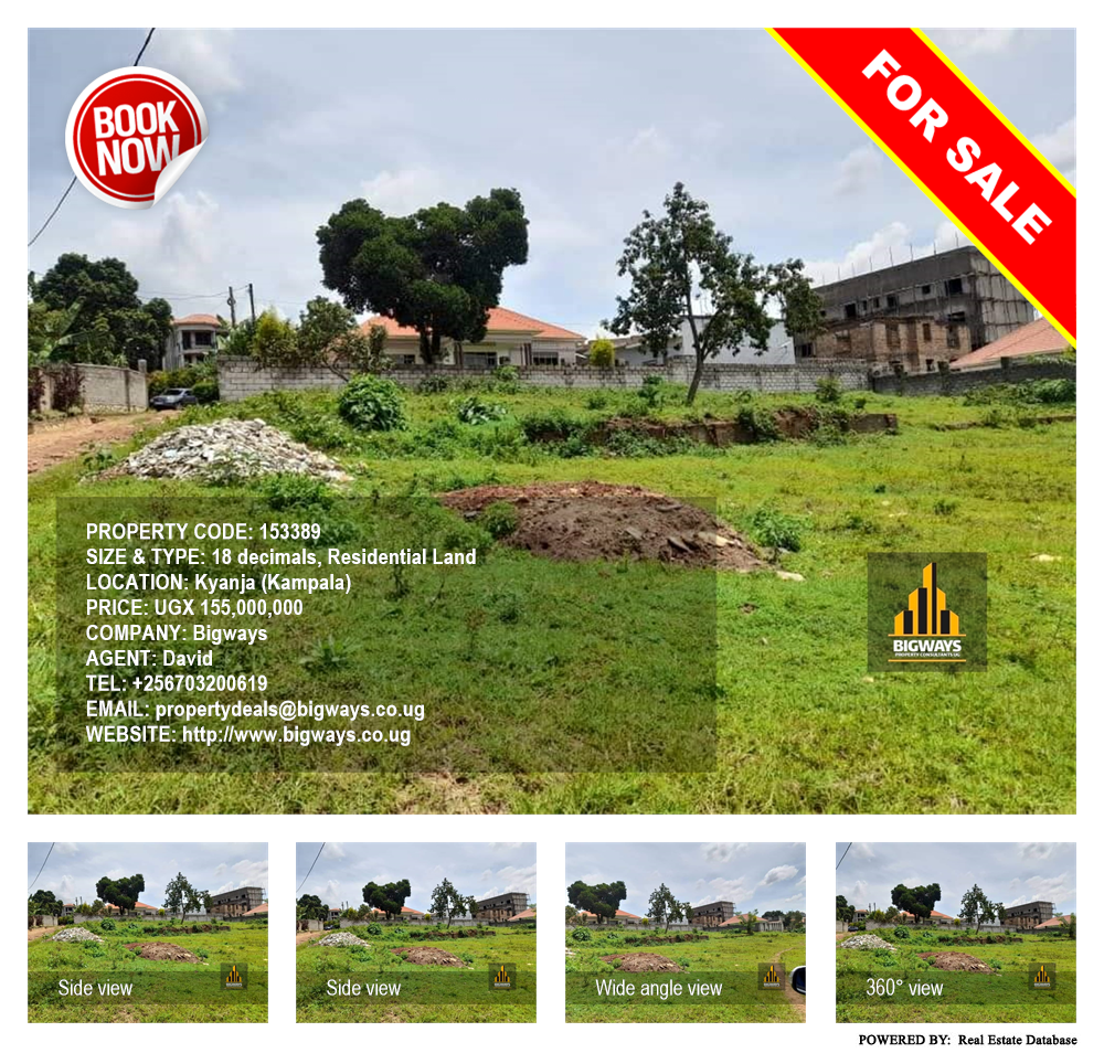 Residential Land  for sale in Kyanja Kampala Uganda, code: 153389