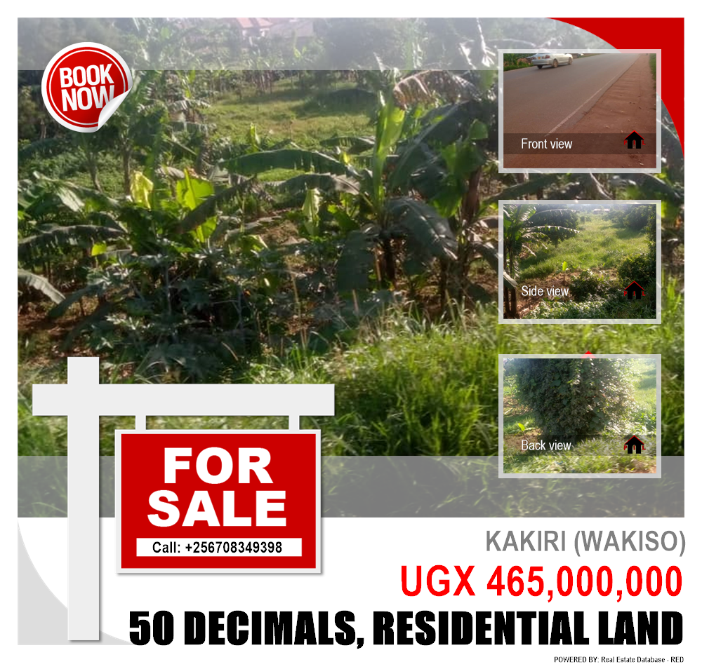 Residential Land  for sale in Kakiri Wakiso Uganda, code: 153409